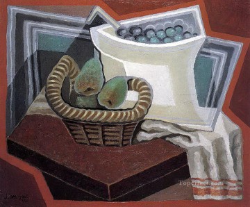 el cesto de peras 1925 Juan Gris Pinturas al óleo